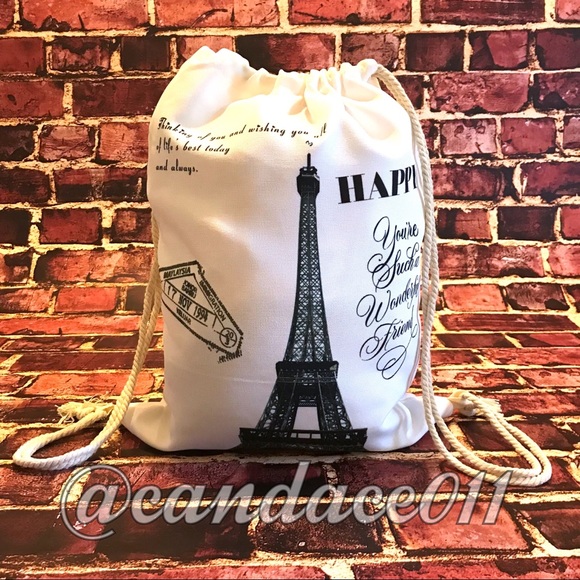 CC Boutique Handbags - ❤️SALE!❤️ Happy Eiffel Tower Backpack